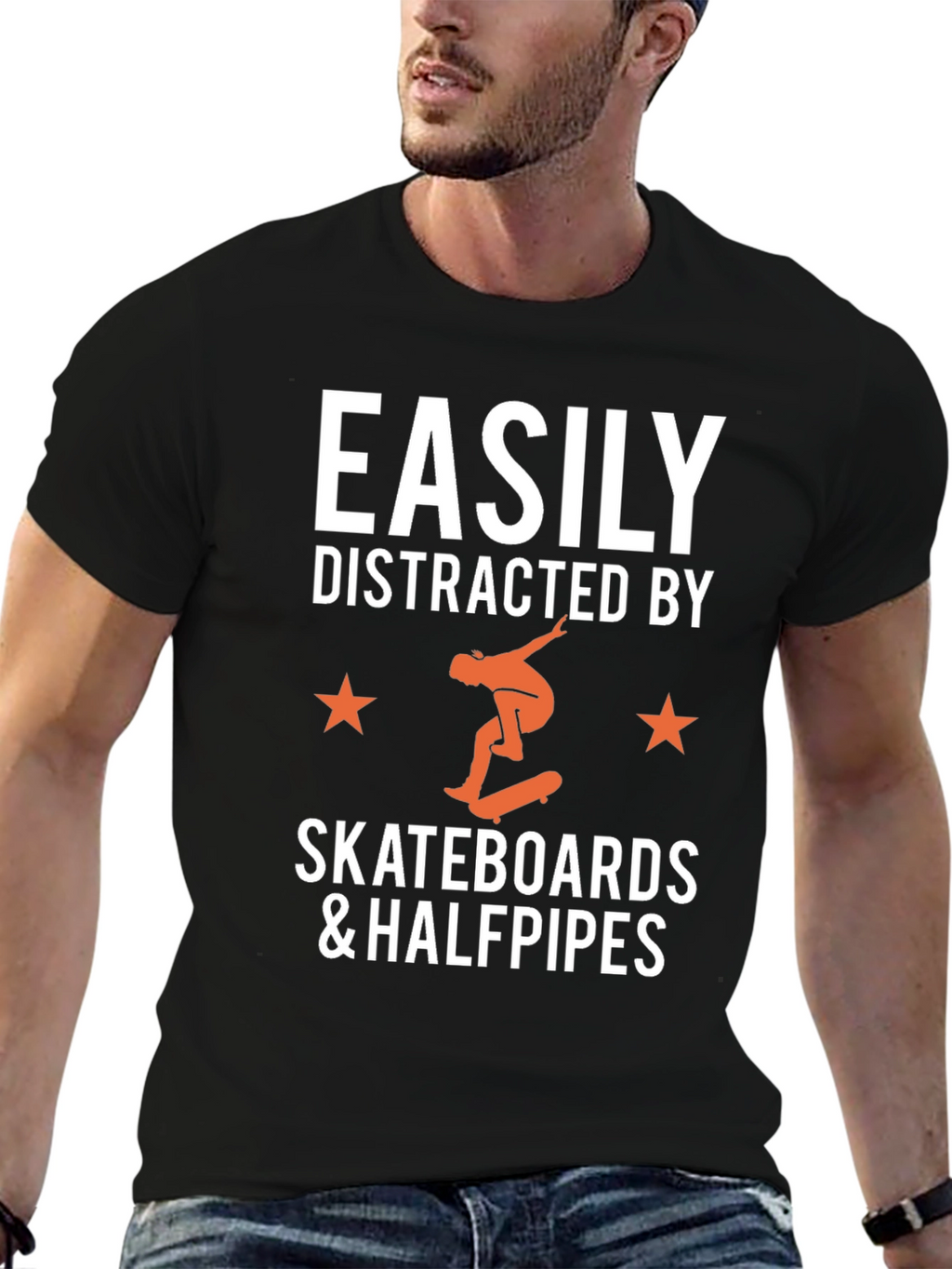 Easily Distracted By Skateboards T-Shirt