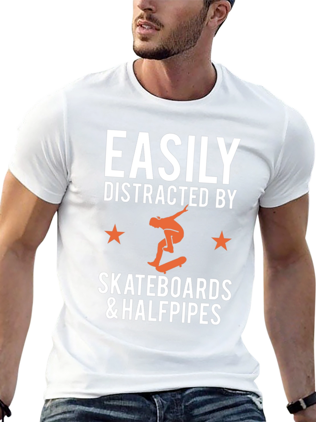 Easily Distracted By Skateboards T-Shirt