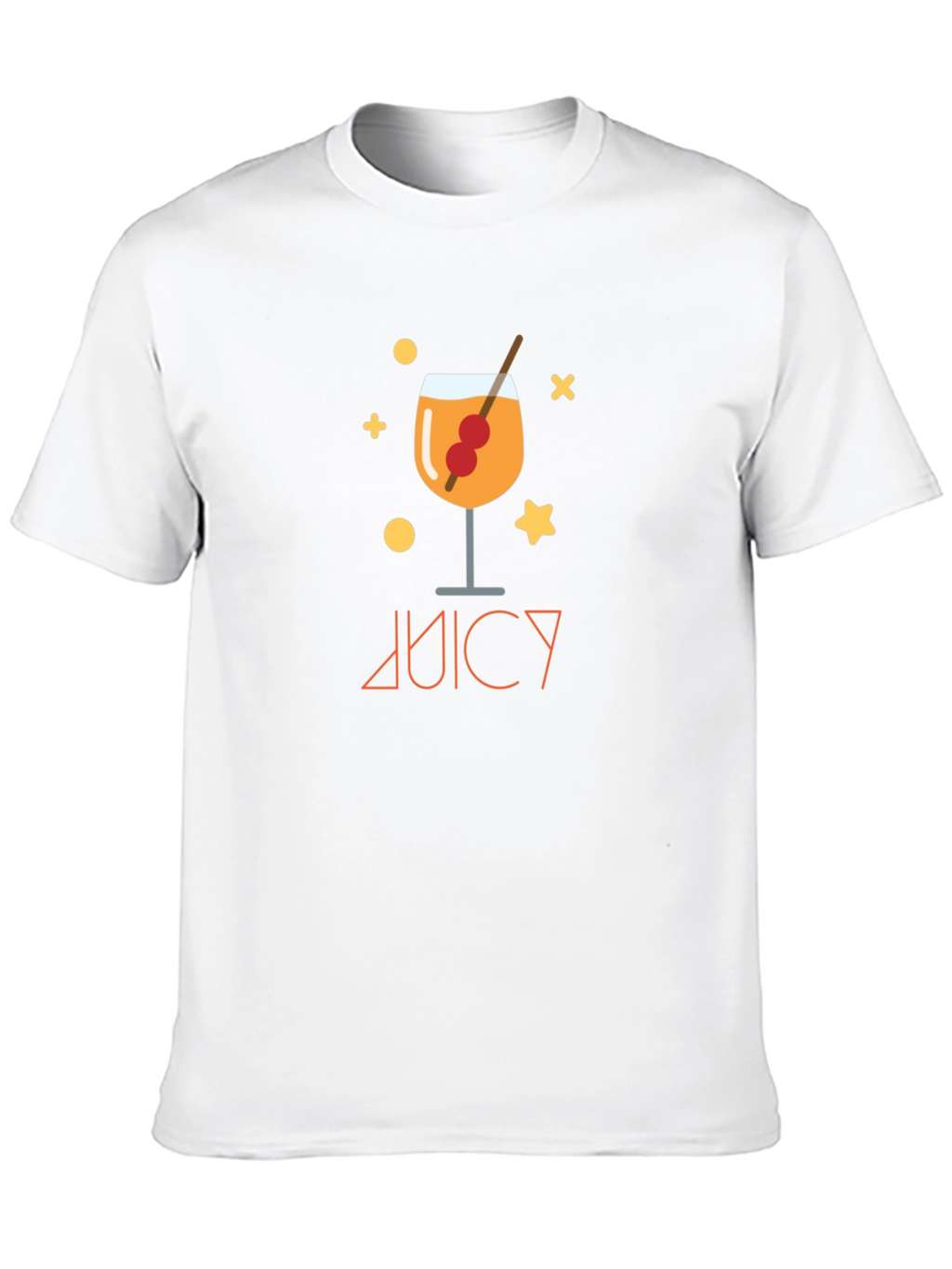 Juicy Cocktail Graphic Black T-Shirt