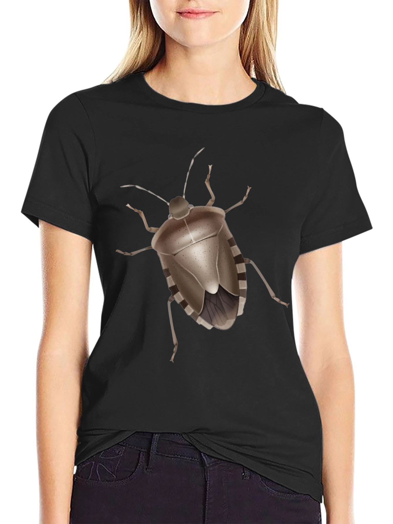 Stink Bug Graphic Tee - Novelty Insect Shirt