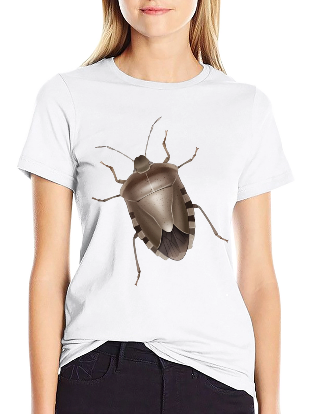 Stink Bug Graphic Tee - Novelty Insect Shirt