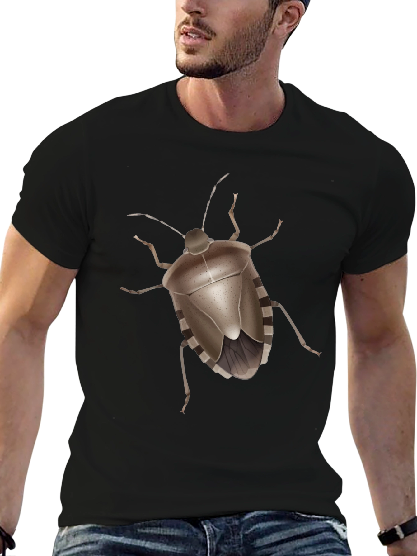 Stink Bug Graphic Tee - Novelty Insect Shirt