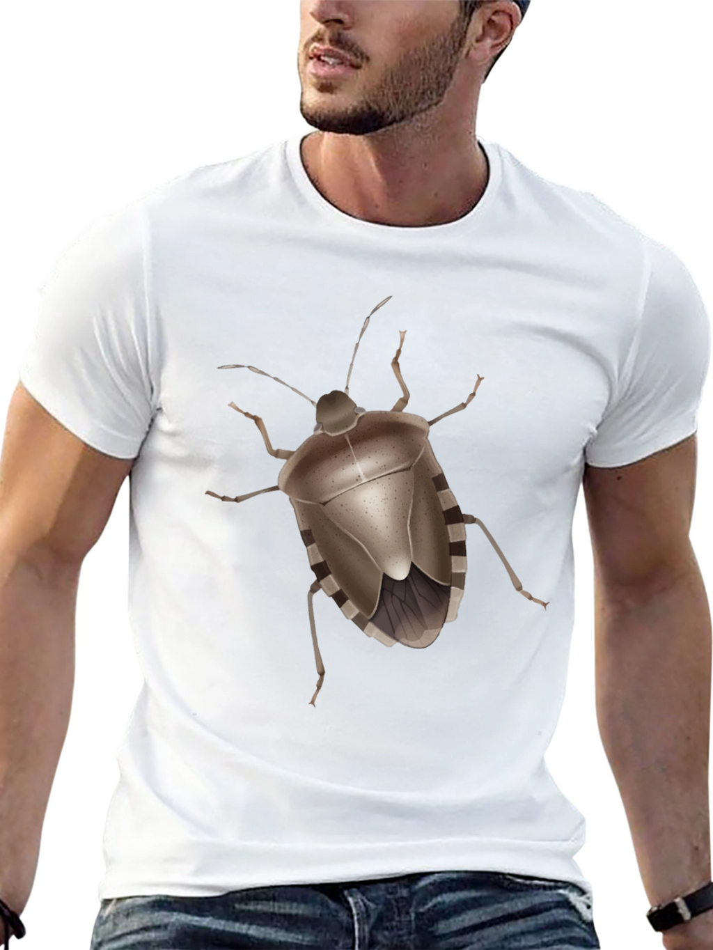 Stink Bug Graphic Tee - Novelty Insect Shirt
