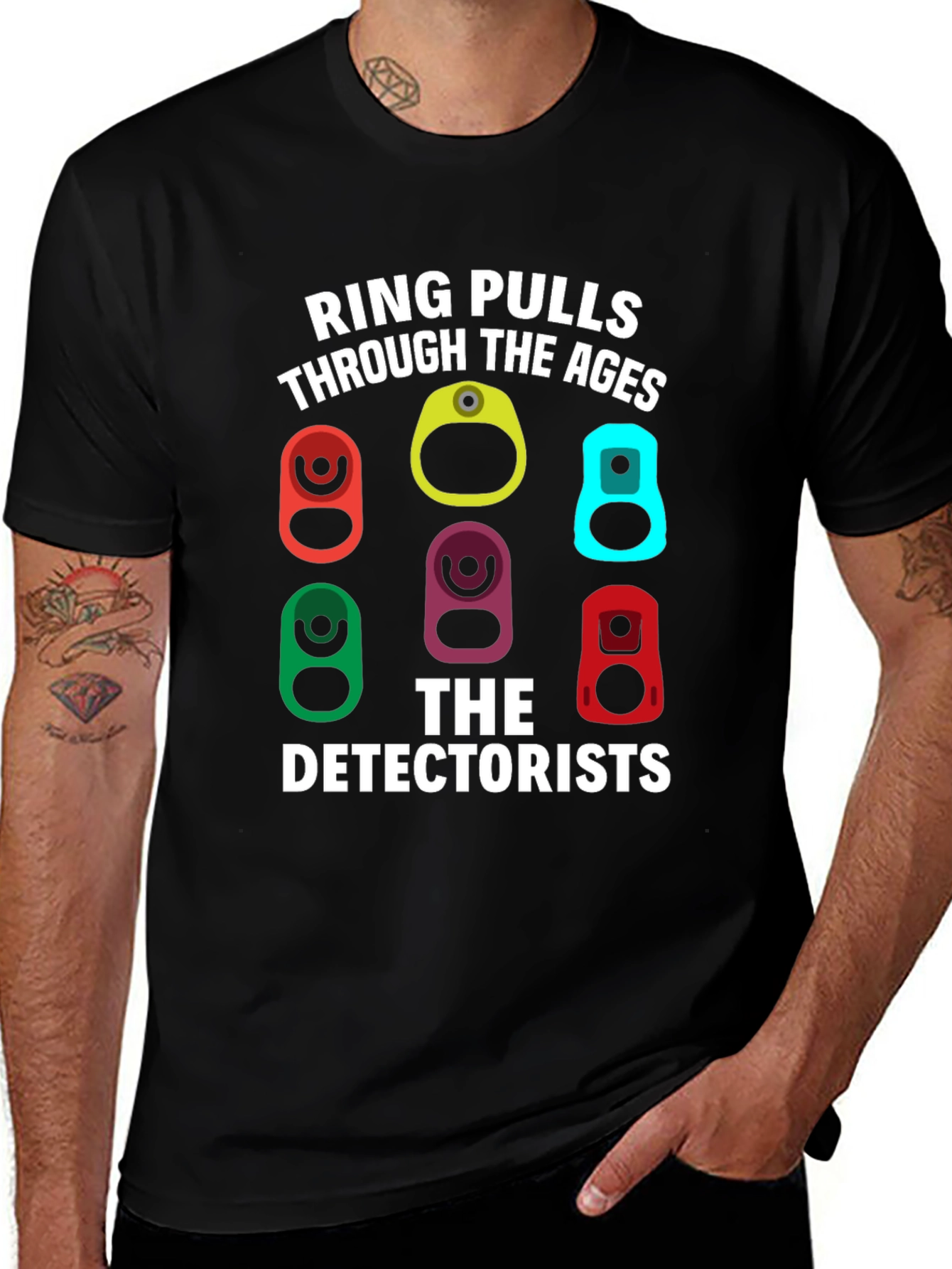 Ring Pulls Through the Ages Detectorist T-Shirt