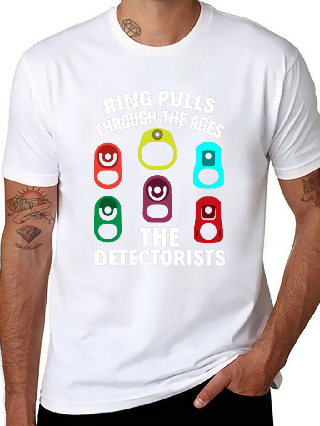 Ring Pulls Through the Ages Detectorist T-Shirt