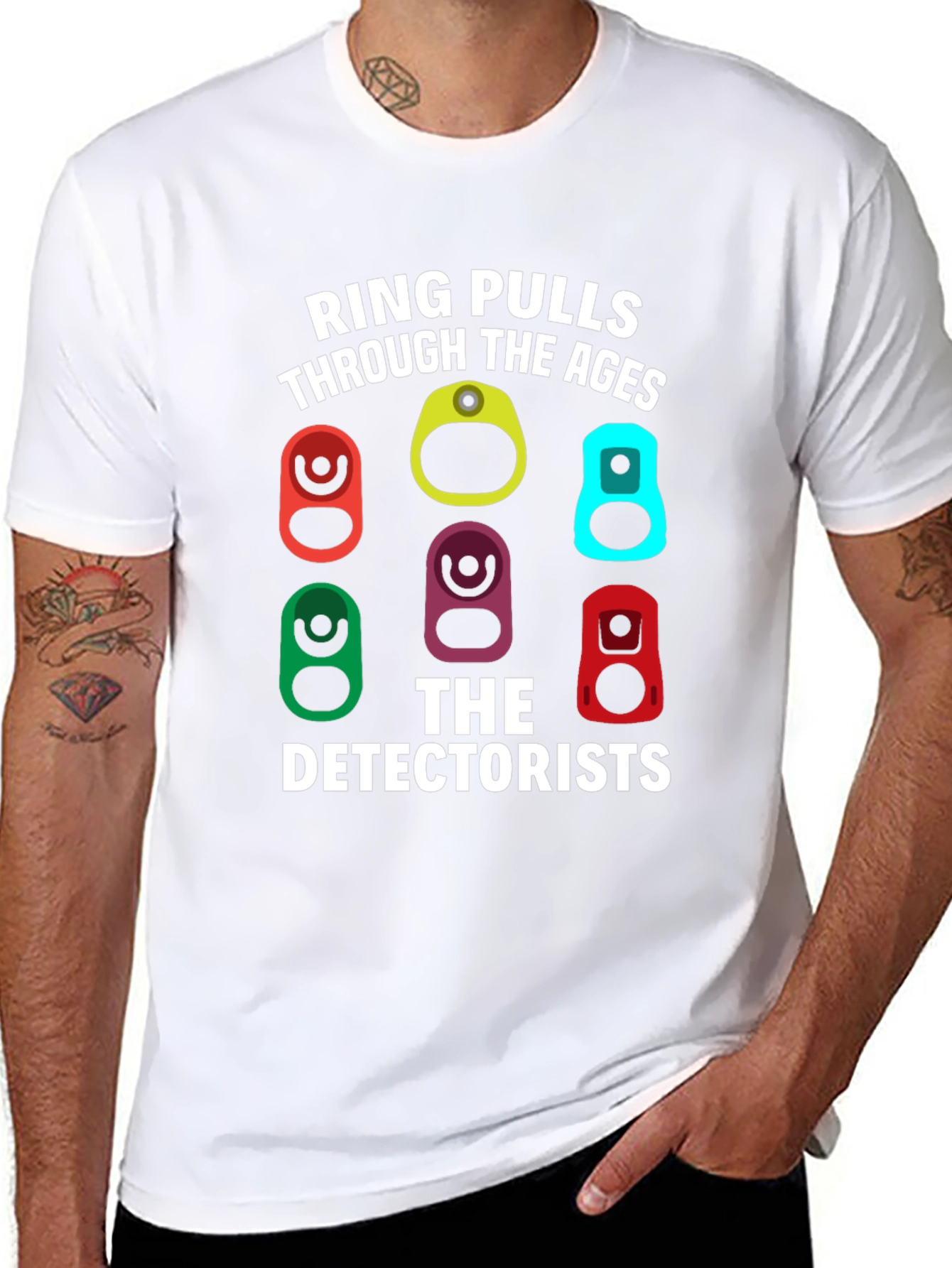 Ring Pulls Through the Ages Detectorist T-Shirt