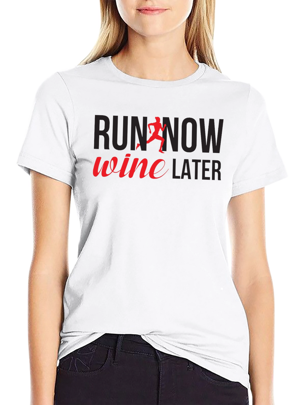 Run Now Wine Later Graphic Tee