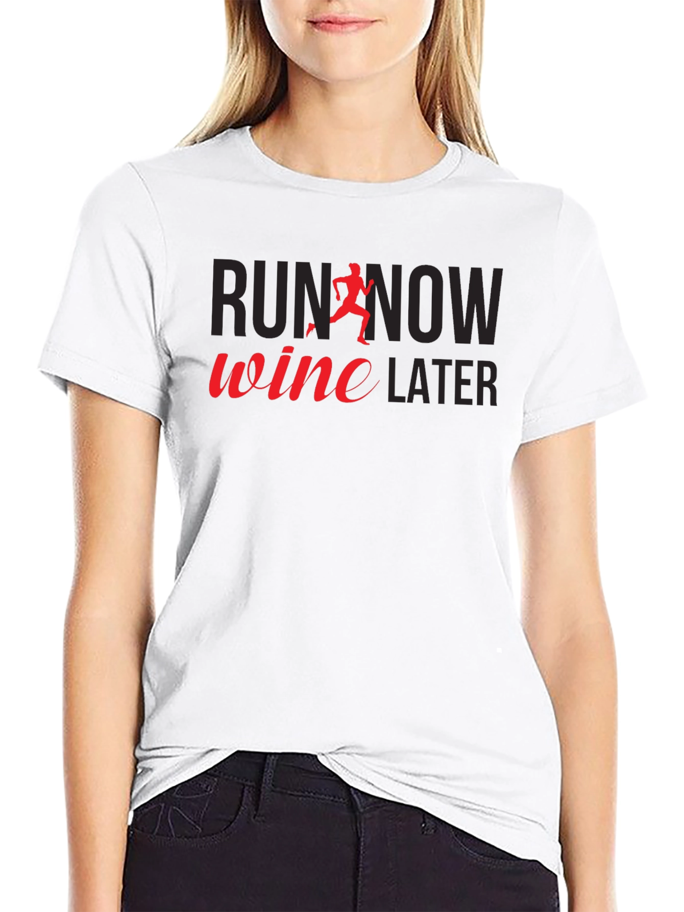 Run Now Wine Later Graphic Tee