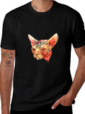 Sphynx Cat Graphic Tee - Unique & Stylish