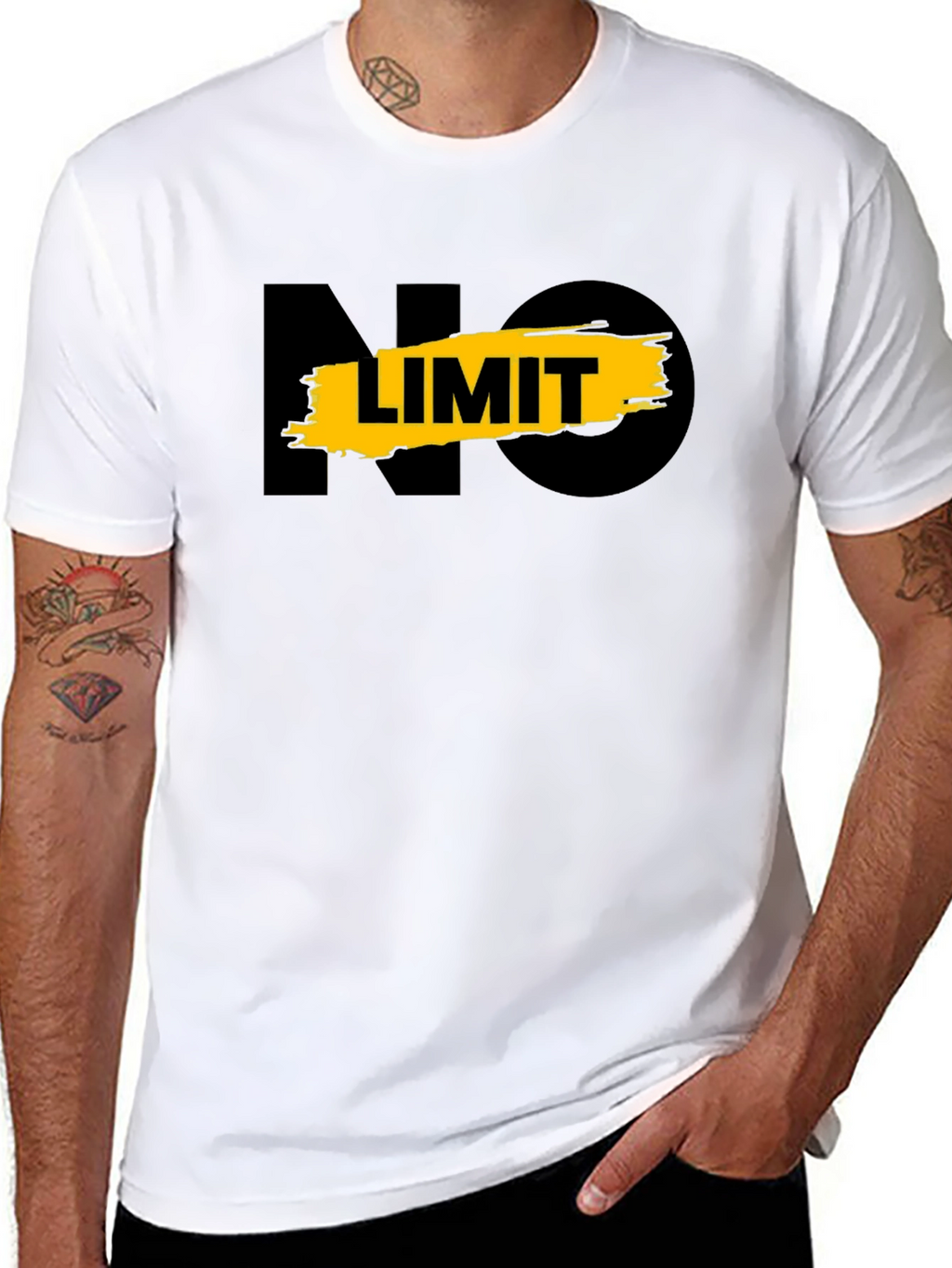 No Limit Graphic Tee - Mens Black T-Shirt
