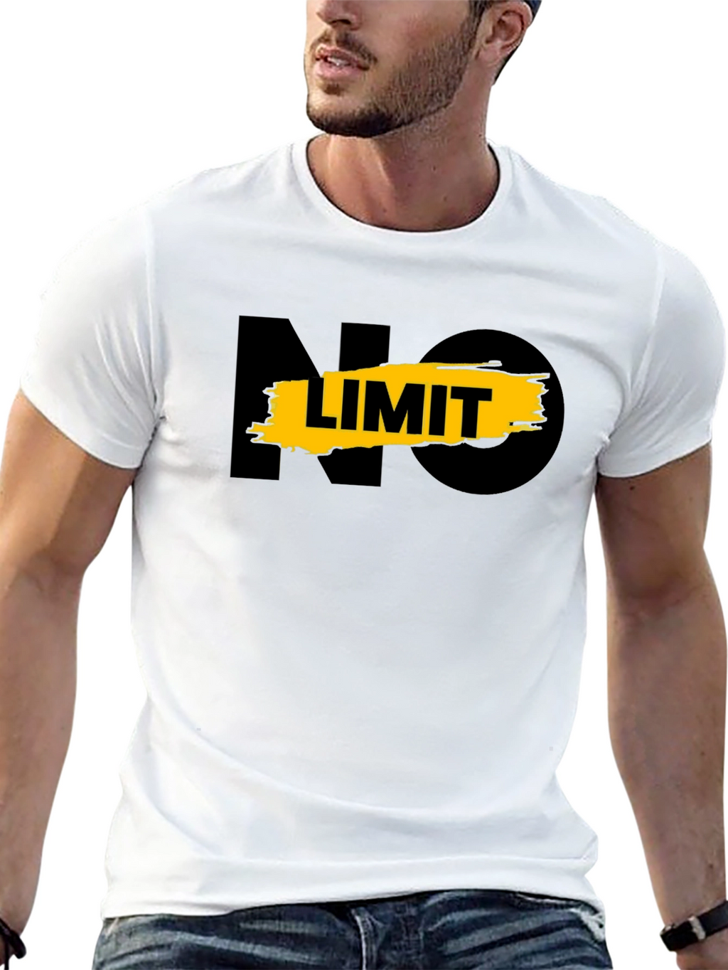No Limit Graphic Tee - Mens Black T-Shirt