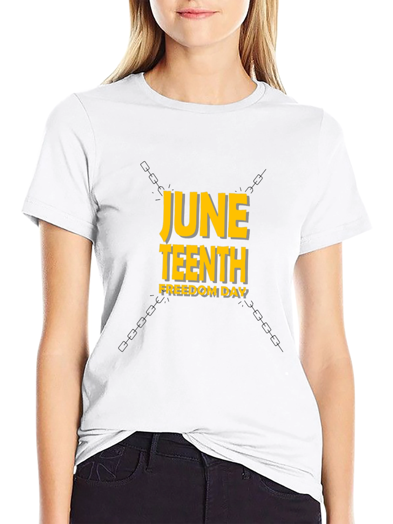 Juneteenth Freedom Day Black T-Shirt