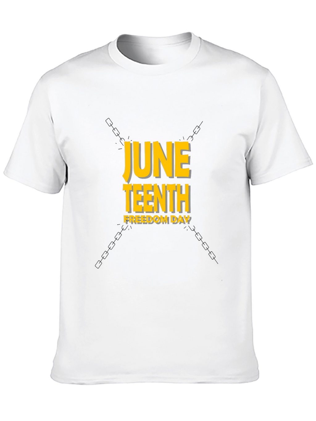Juneteenth Freedom Day Black T-Shirt