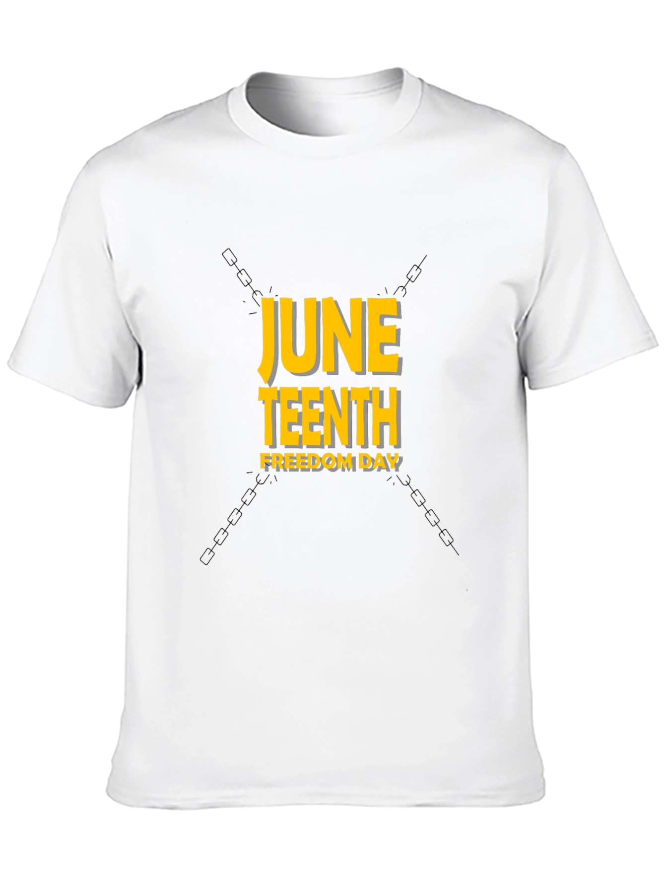 Juneteenth Freedom Day Black T-Shirt