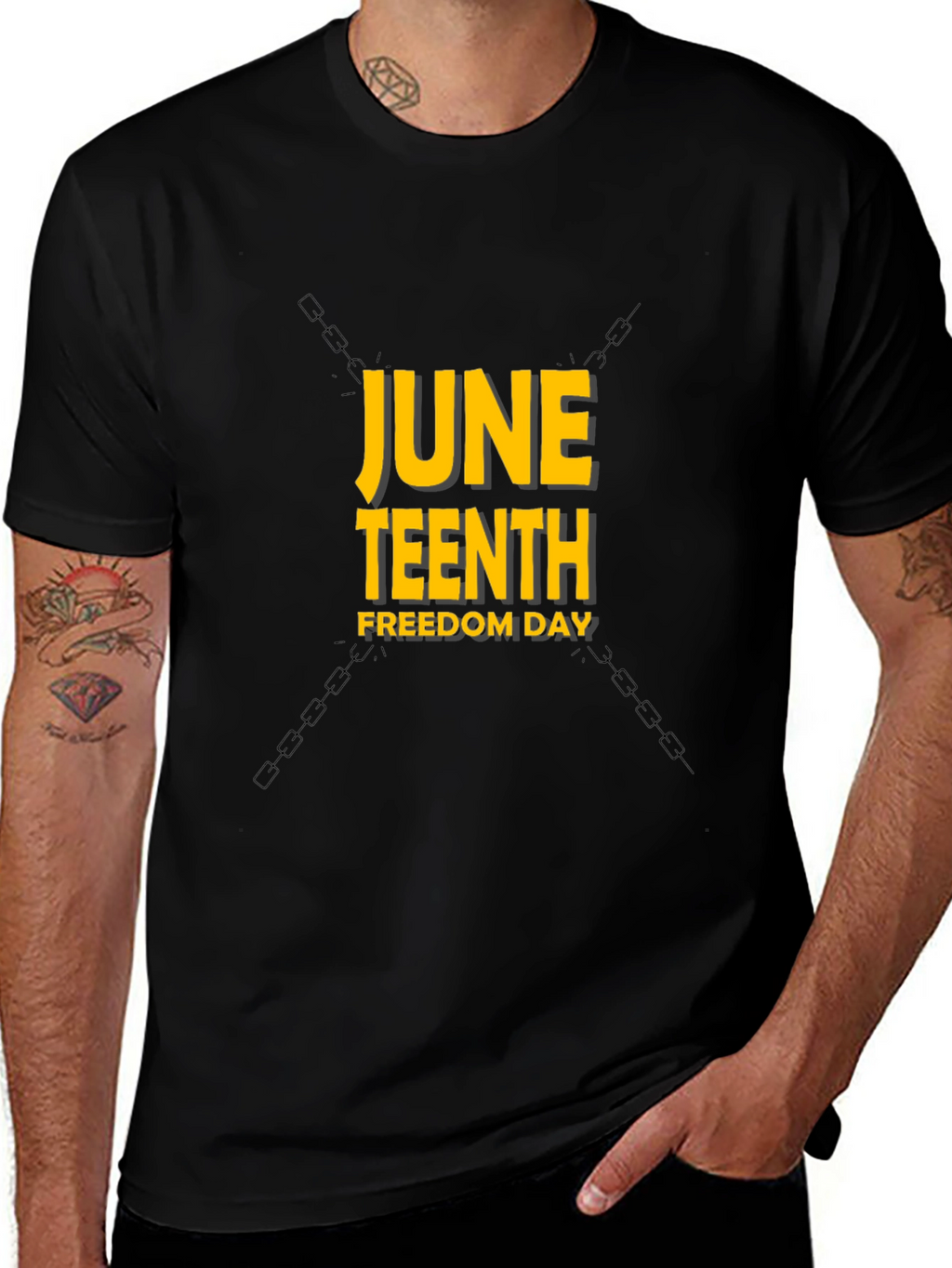 Juneteenth Freedom Day Black T-Shirt