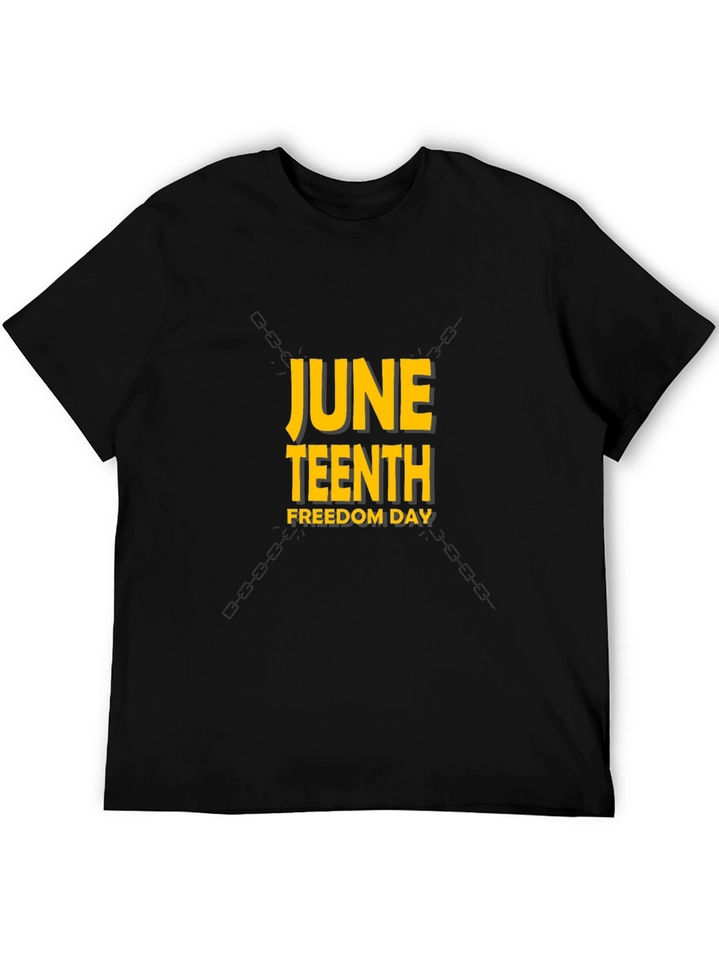 Juneteenth Freedom Day Black T-Shirt