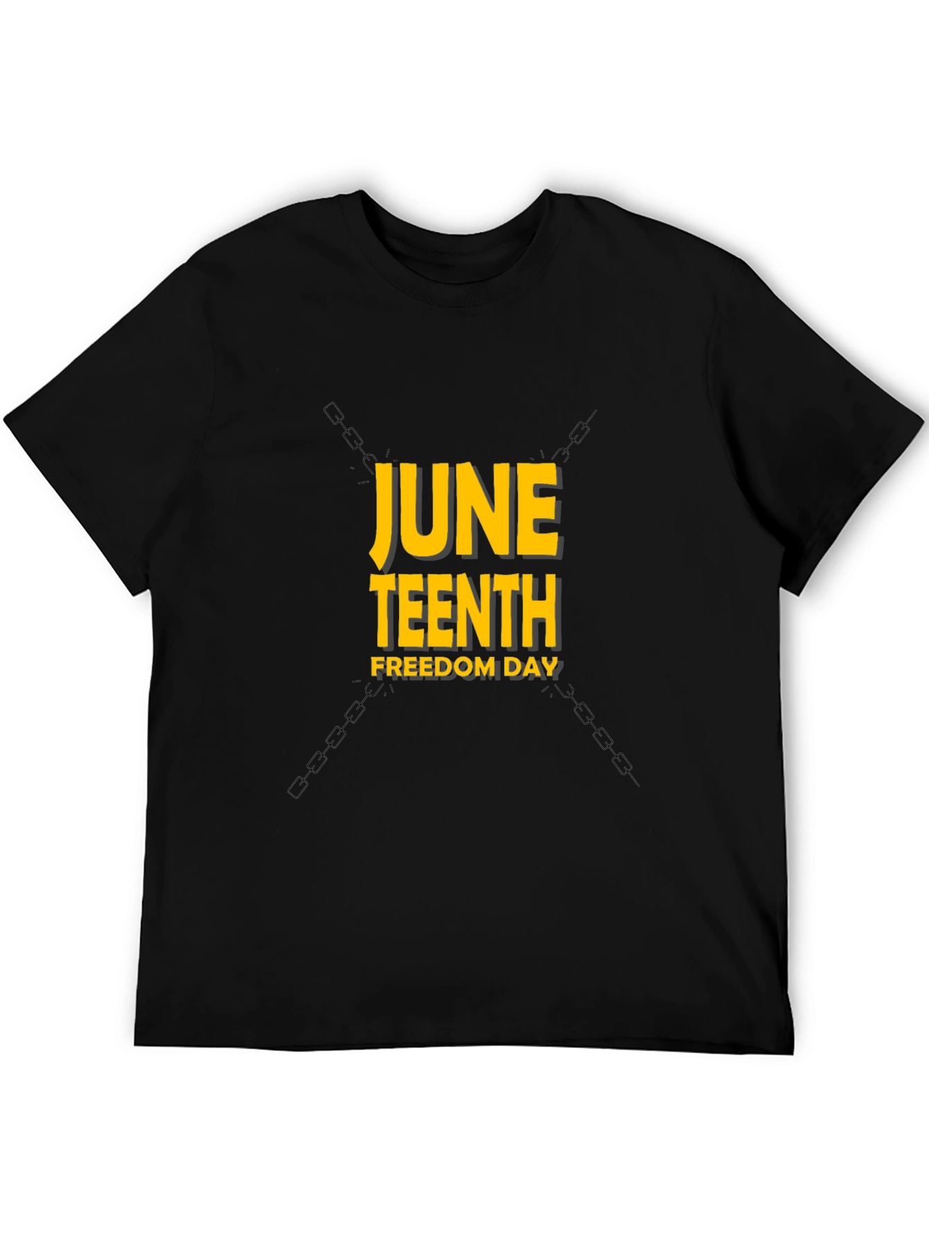 Juneteenth Freedom Day Black T-Shirt