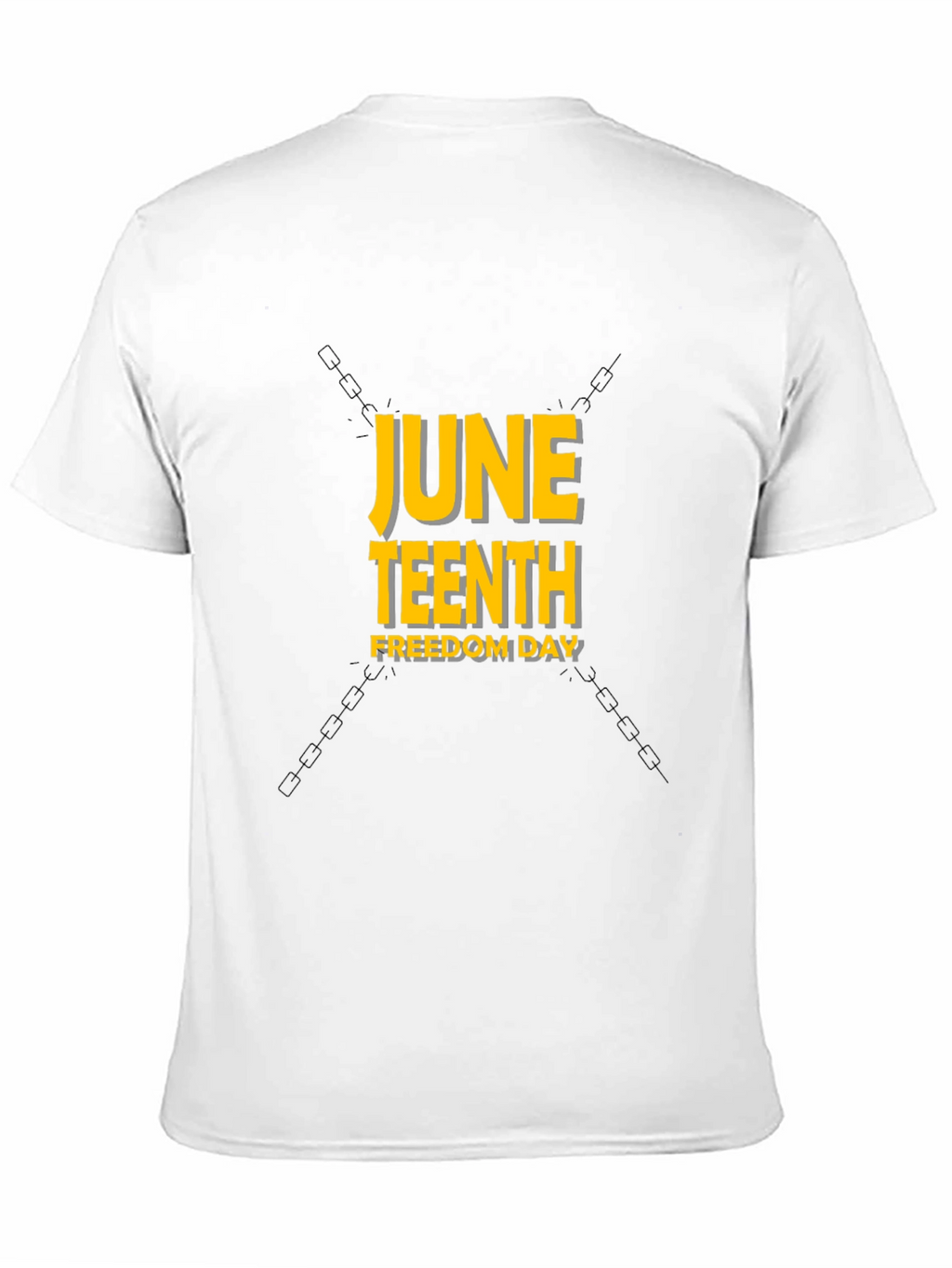 Juneteenth Freedom Day Black T-Shirt