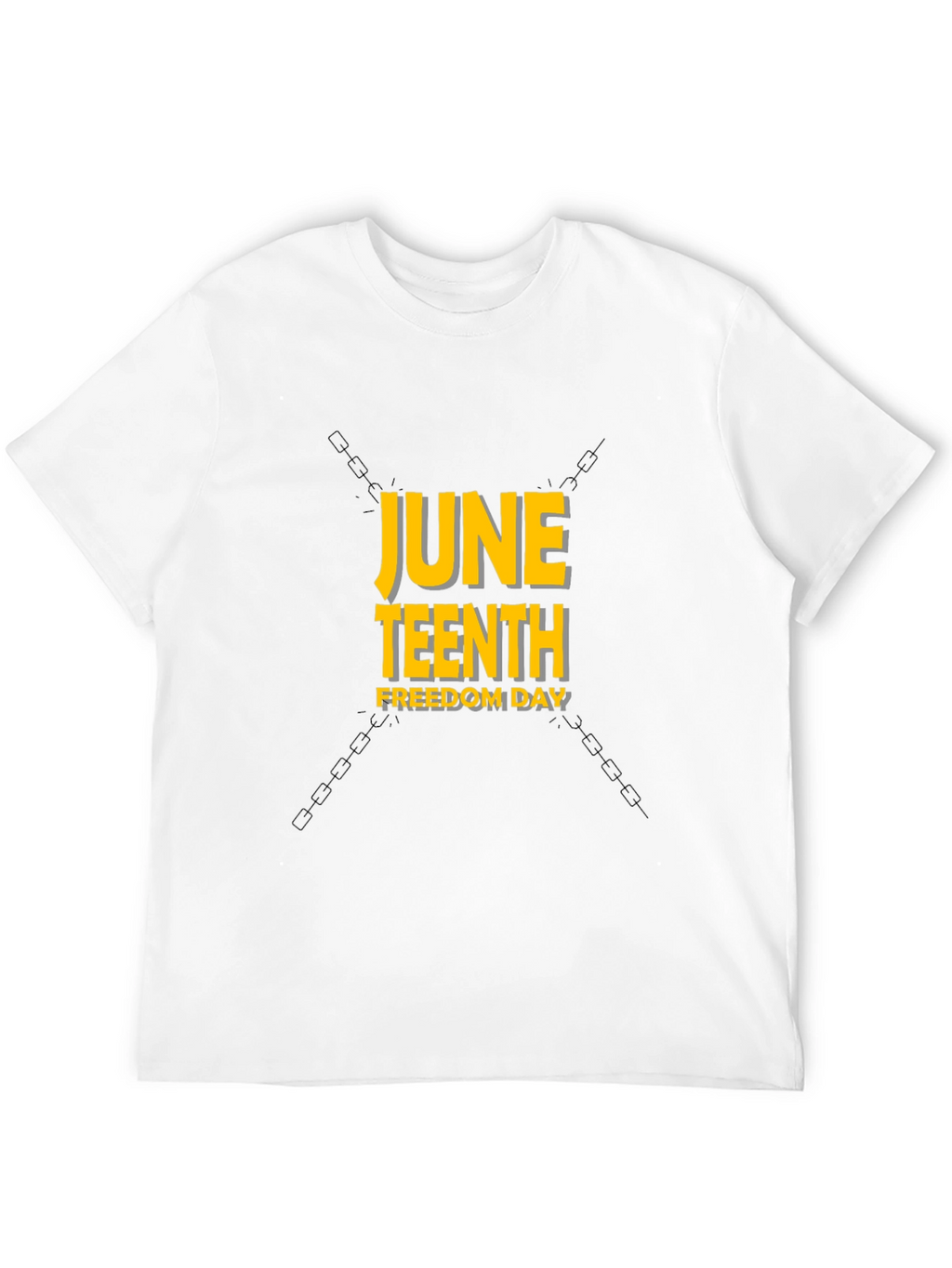 Juneteenth Freedom Day Black T-Shirt