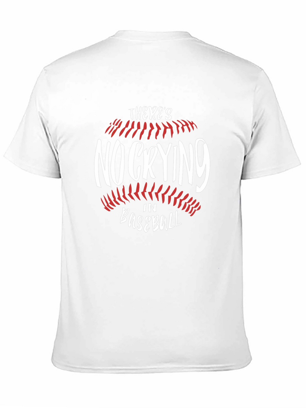 No Crying in Baseball Black Graphic Tee