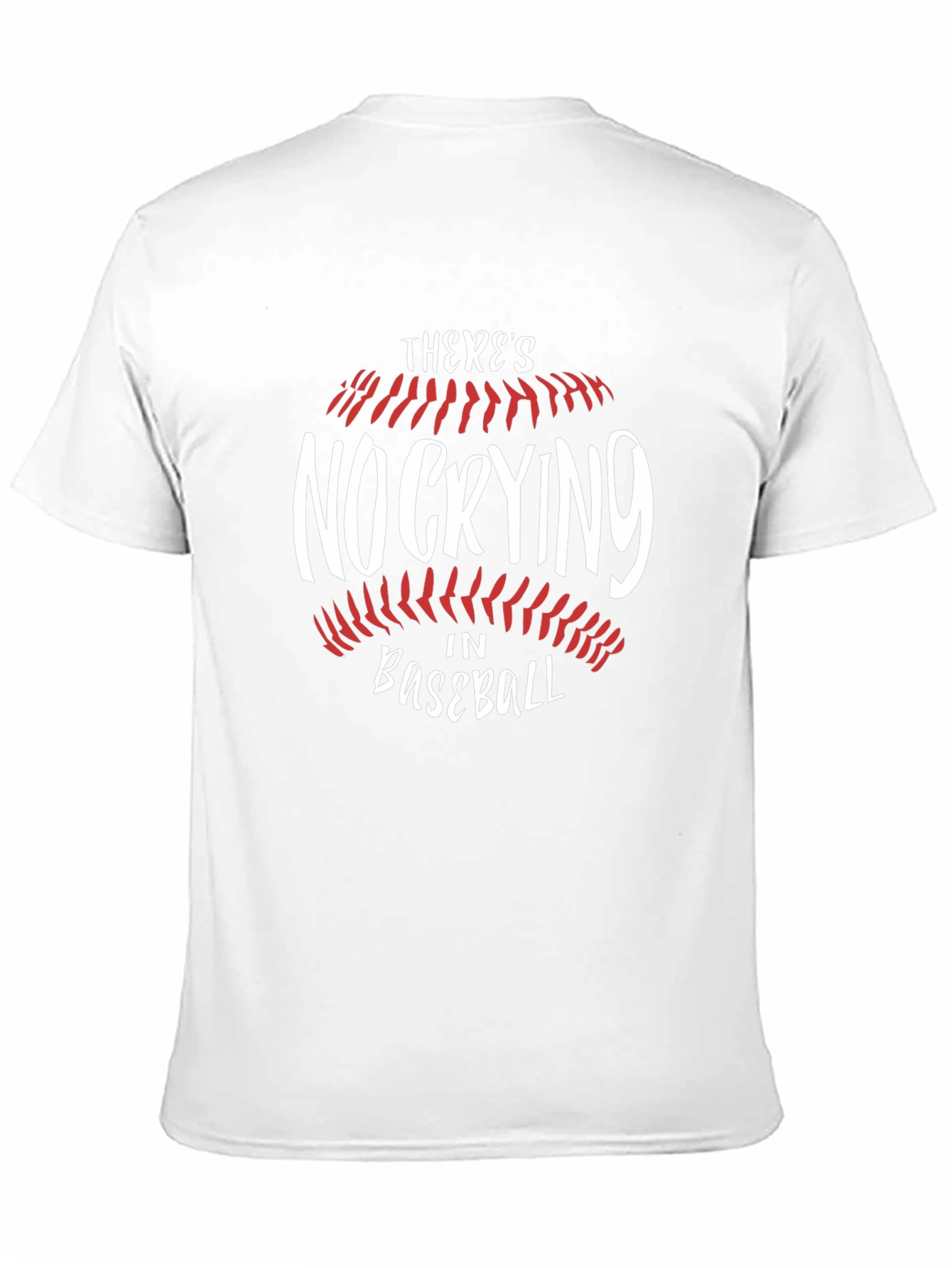No Crying in Baseball Black Graphic Tee