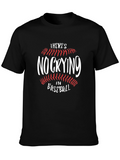 No Crying in Baseball Black Graphic Tee