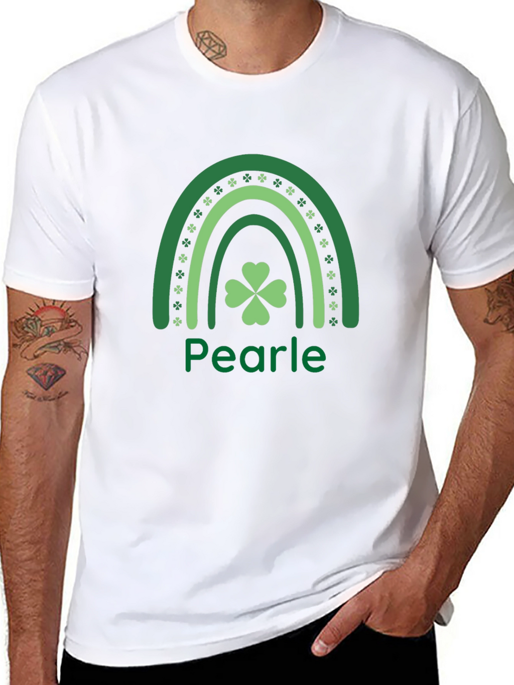 Pearle St. Patricks Day Rainbow T-Shirt