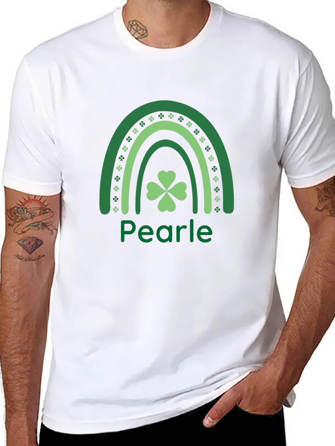 Pearle St. Patricks Day Rainbow T-Shirt