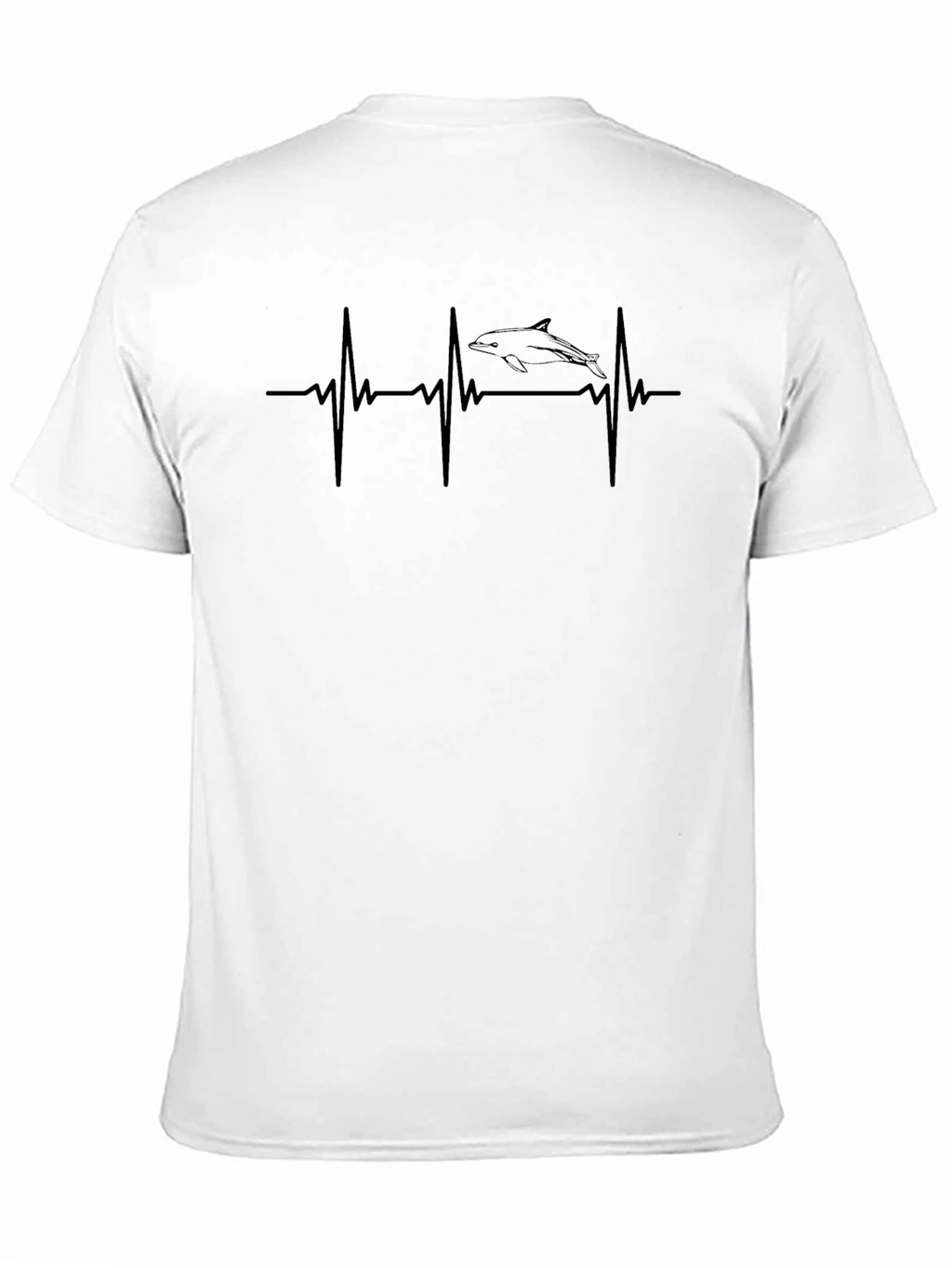 Heartbeat Dolphin Graphic T-Shirt