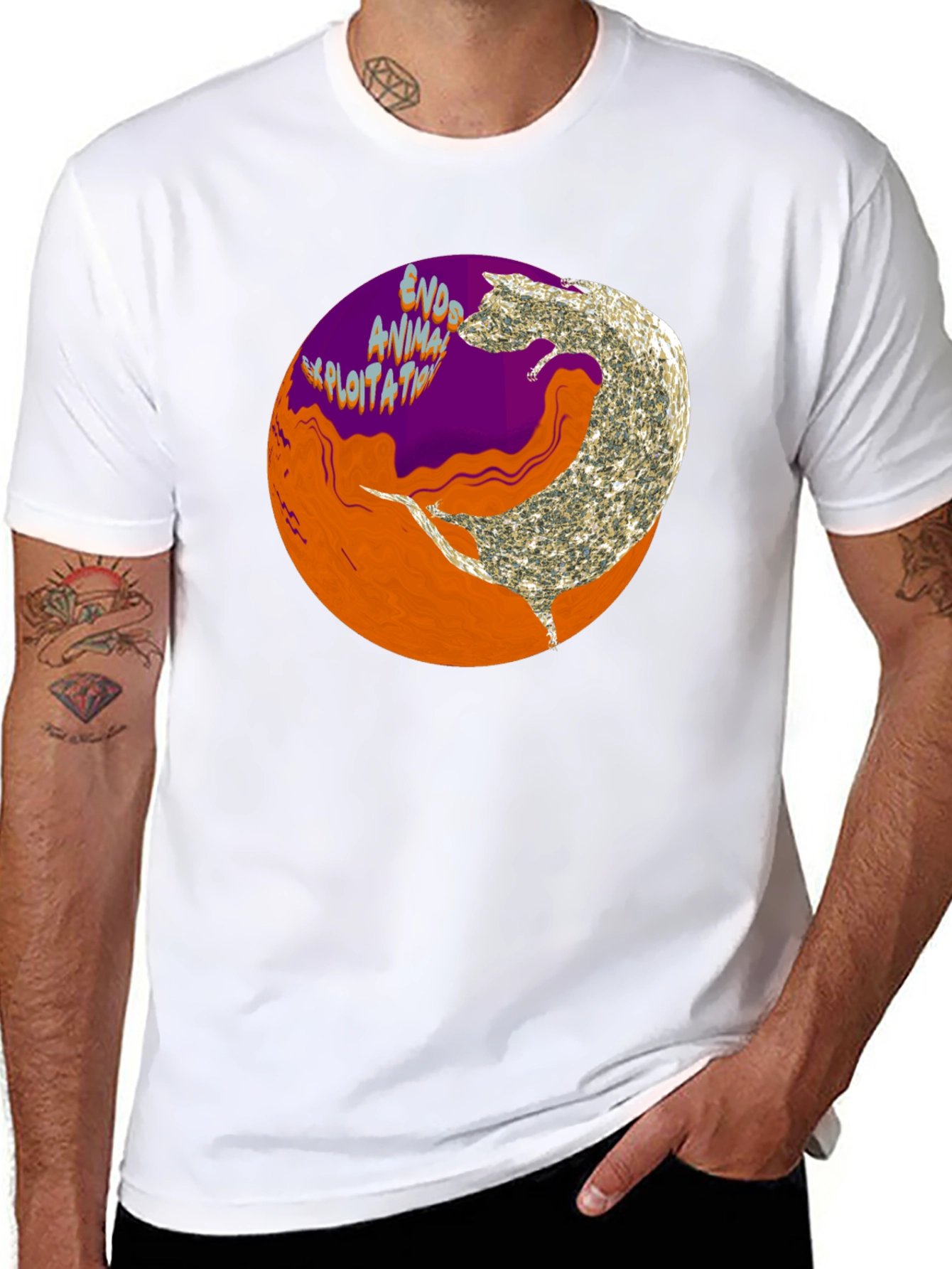 End Animal Exploitation Graphic Tee
