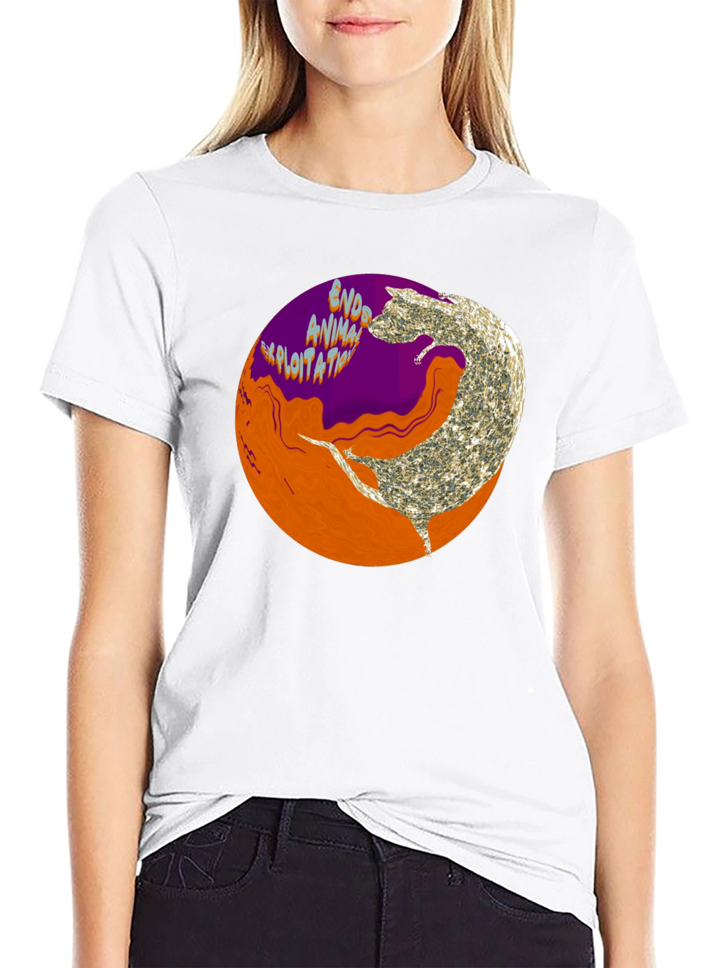 End Animal Exploitation Graphic Tee