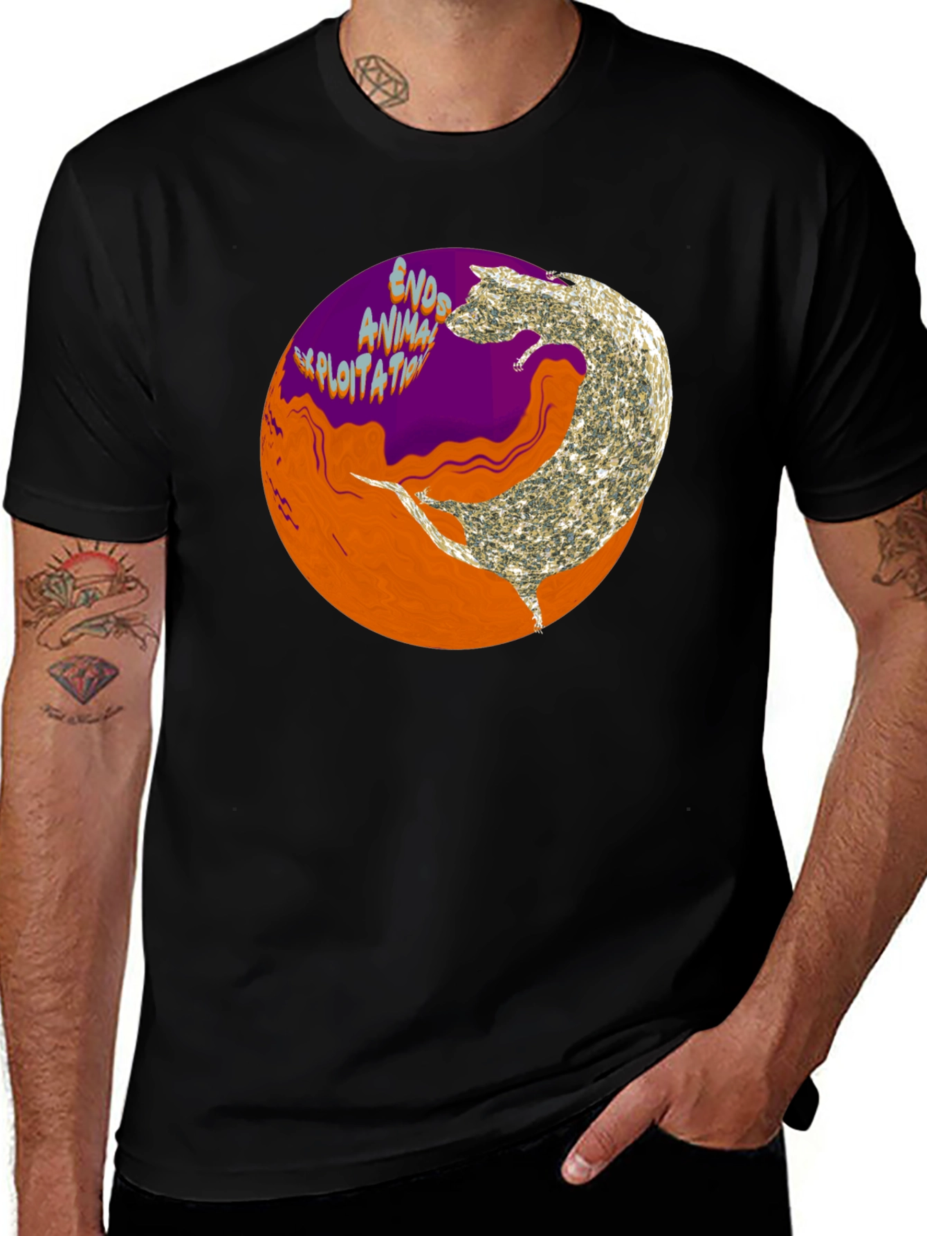 End Animal Exploitation Graphic Tee