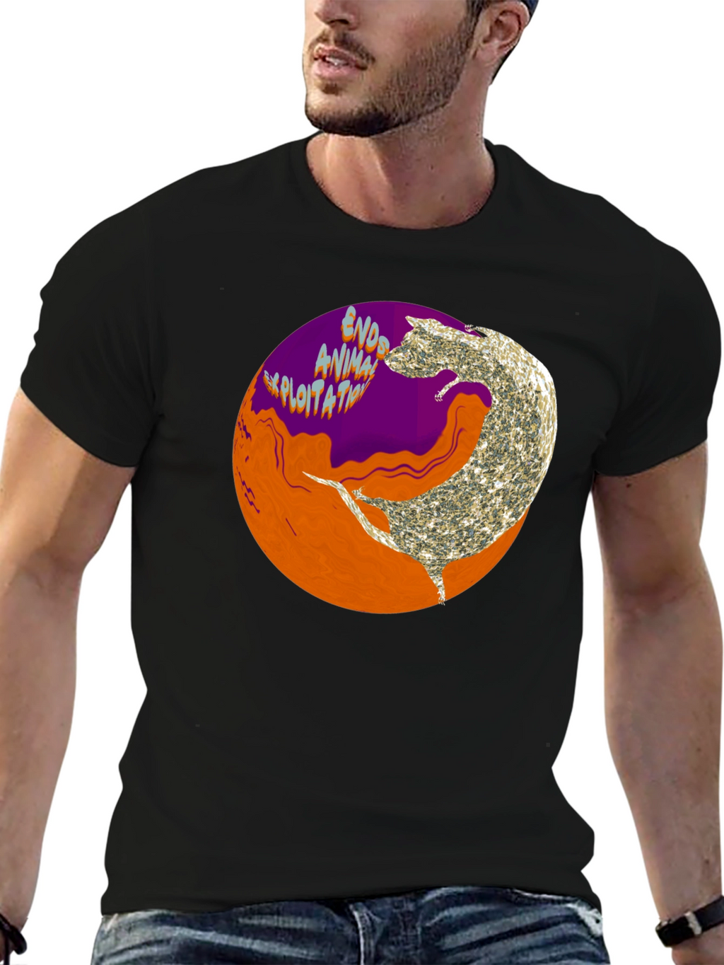 End Animal Exploitation Graphic Tee