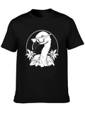 Cool Flamingo T-Shirt - Black Graphic Tee