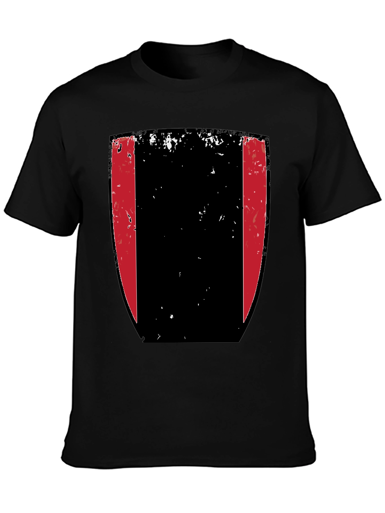 Shield Graphic Tee - Black Cotton Blend