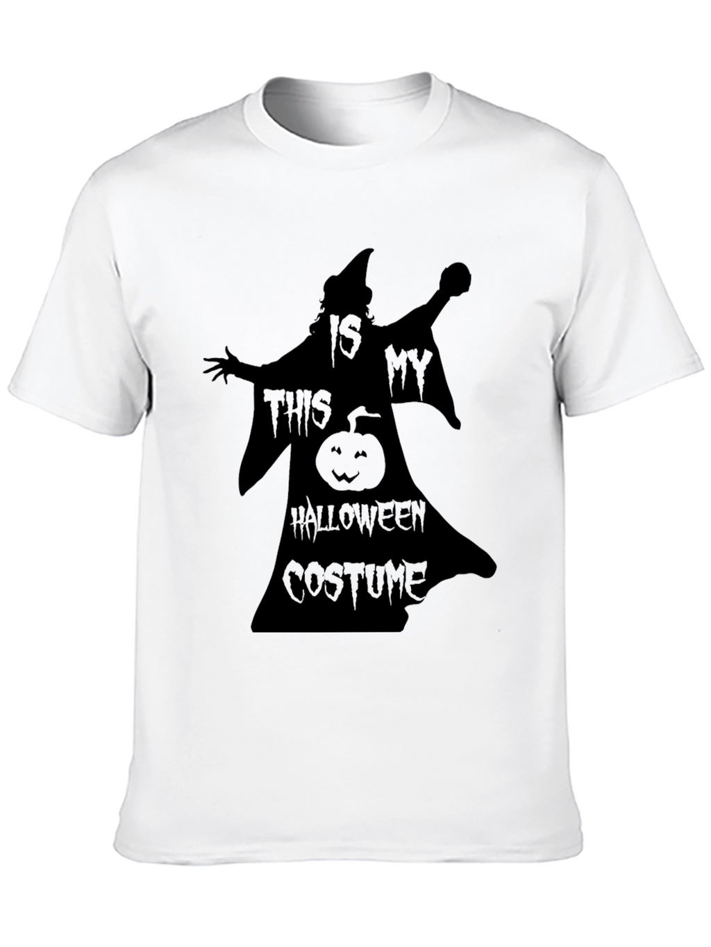 Halloween Costume T-Shirt - Witch Pumpkin Design