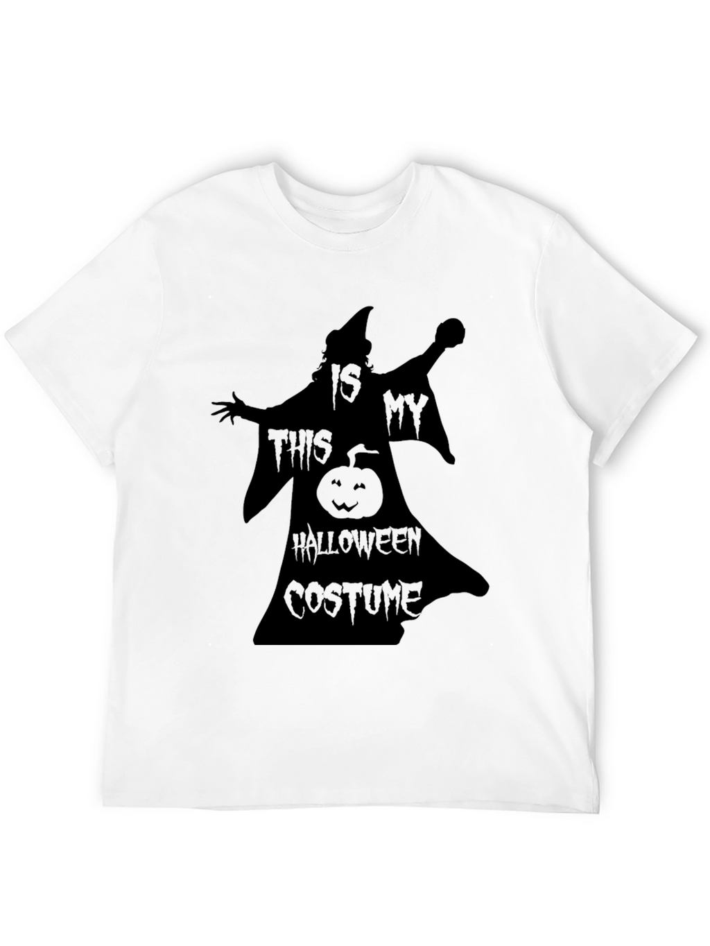 Halloween Costume T-Shirt - Witch Pumpkin Design