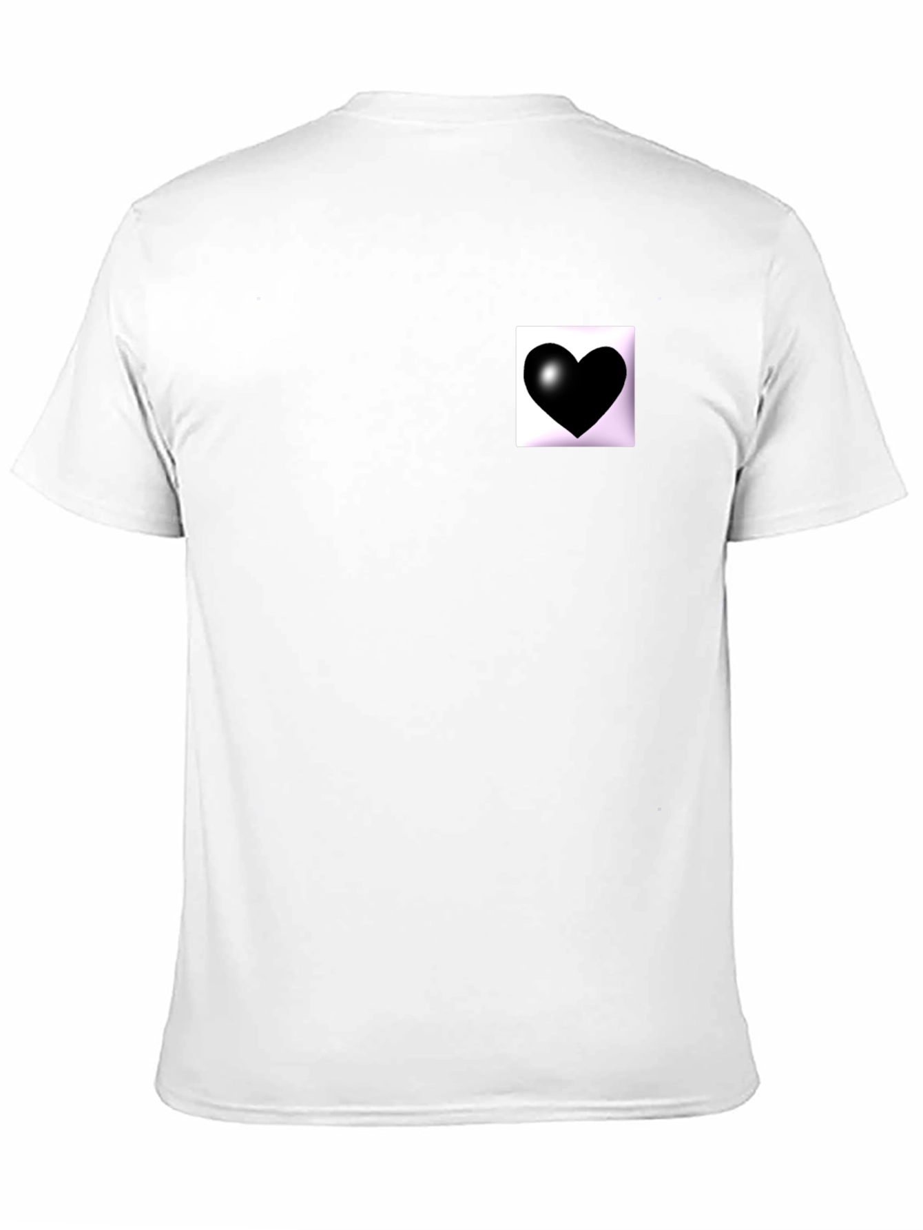 Black Heart Graphic Tee - Modern Style