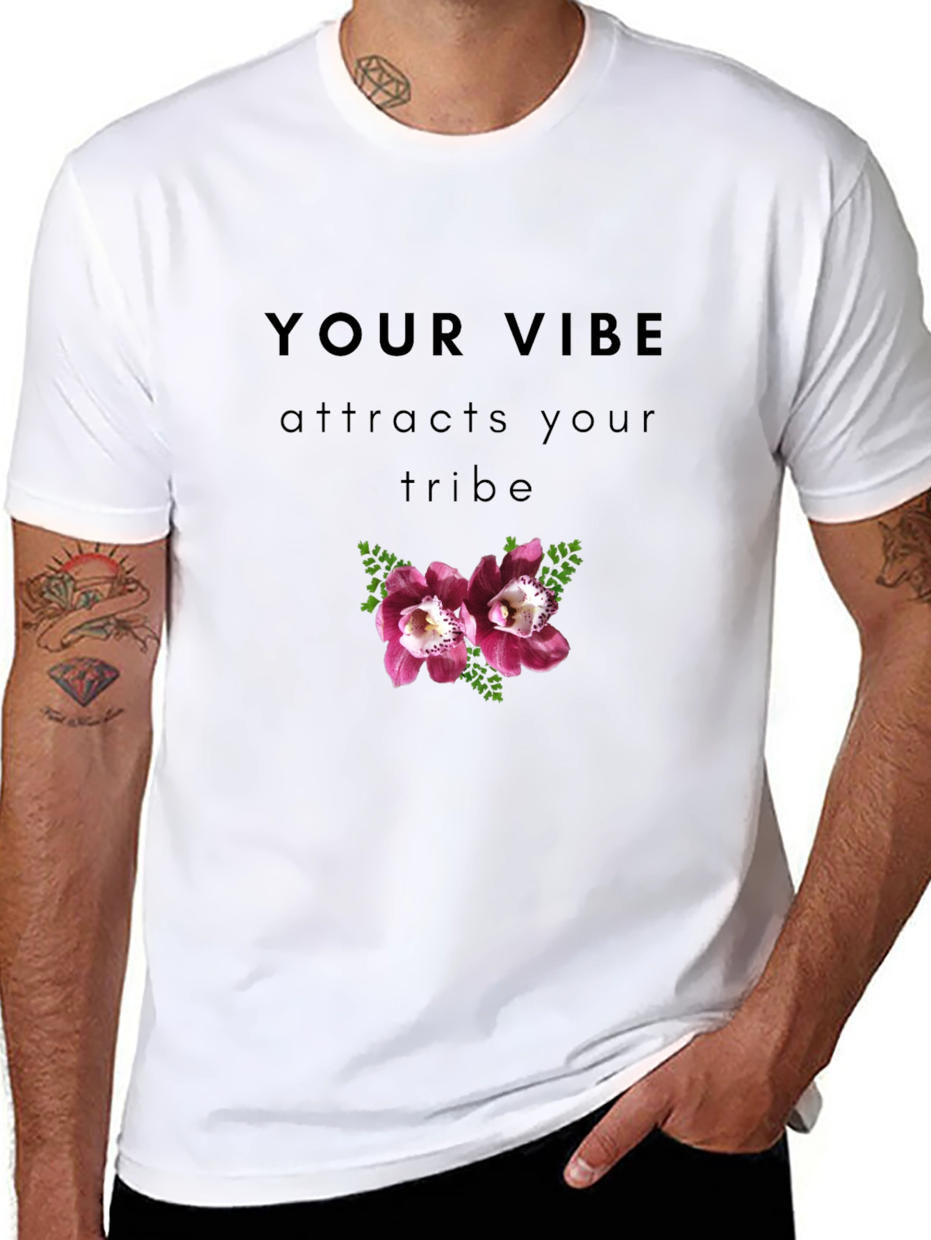 Vibe Tribe Graphic Tee - Stylish & Comfy