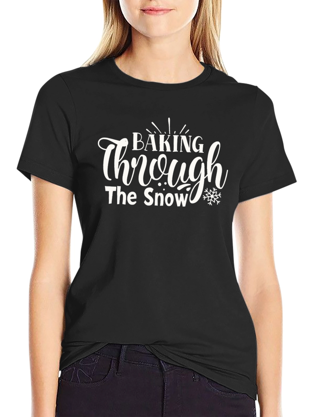 Baking Through the Snow Christmas Holiday T-Shirt
