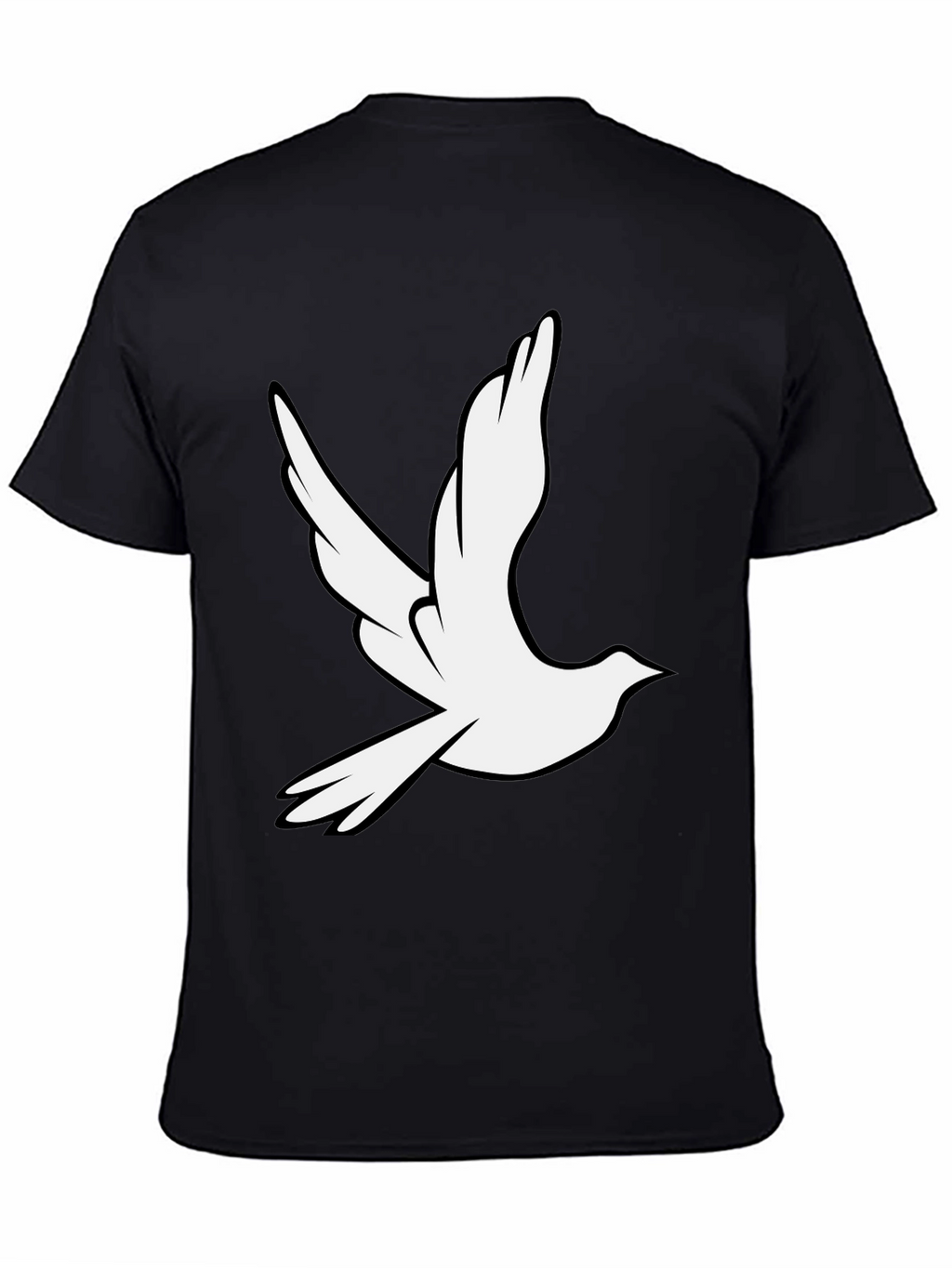 Dove Graphic Black T-Shirt