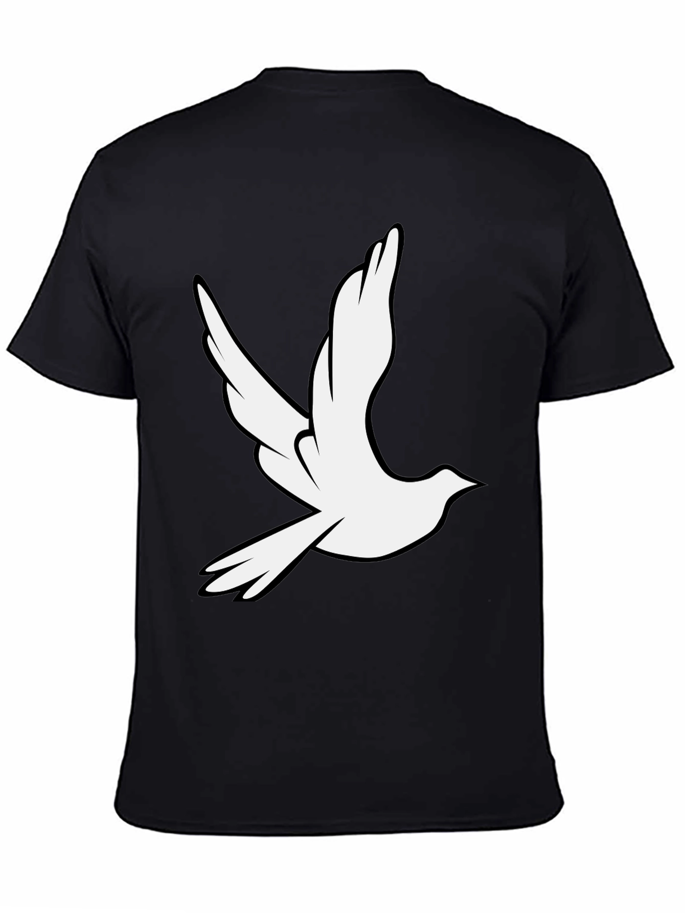 Dove Graphic Black T-Shirt