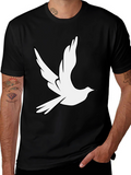 Dove Graphic Black T-Shirt