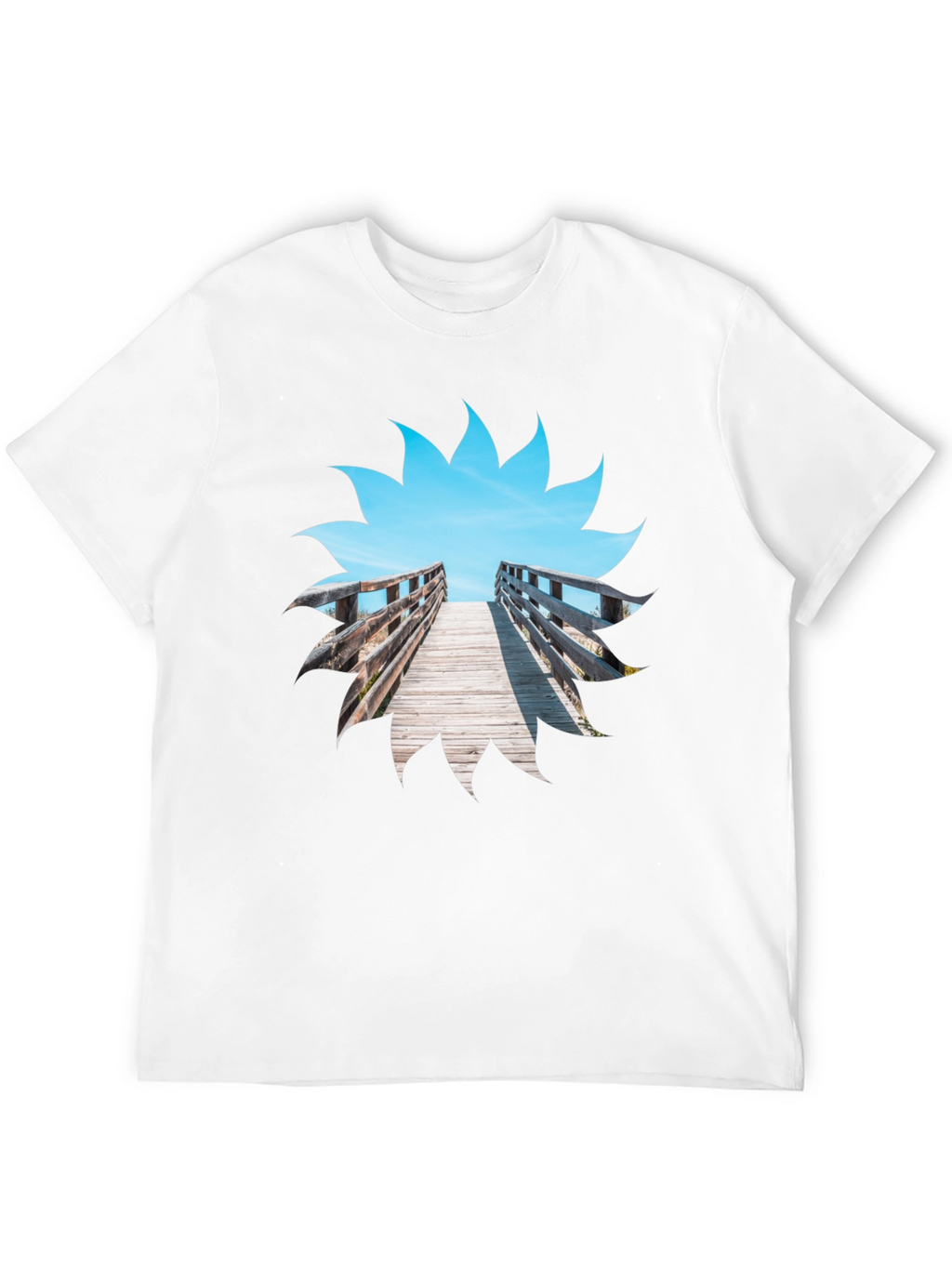 Beach Boardwalk Graphic T-Shirt