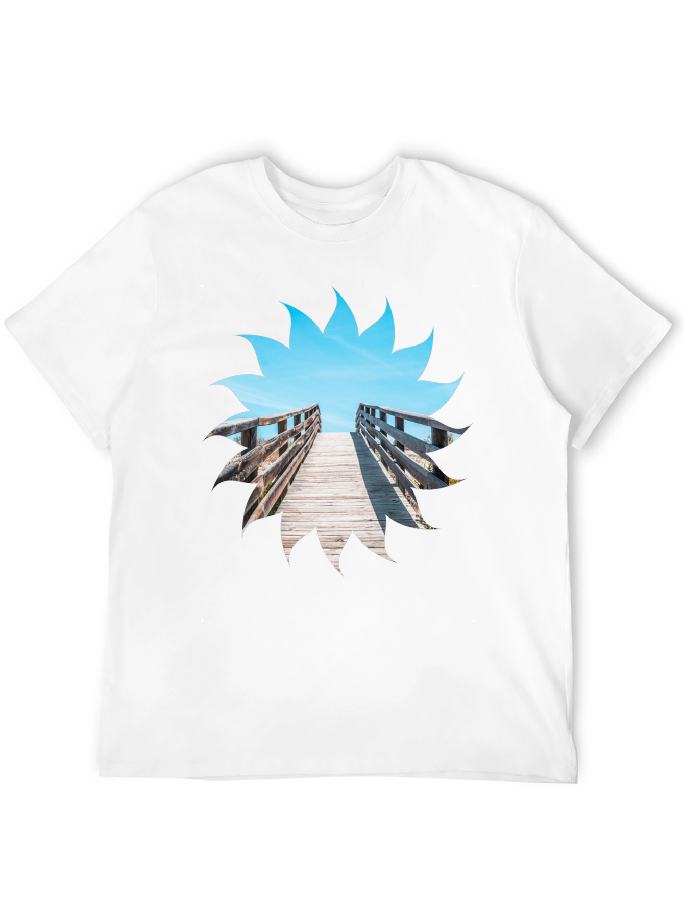 Beach Boardwalk Graphic T-Shirt