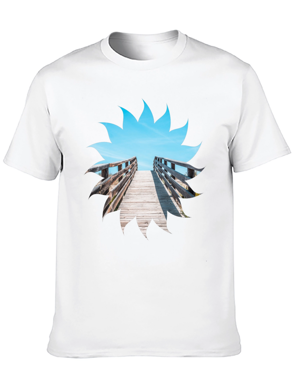 Beach Boardwalk Graphic T-Shirt
