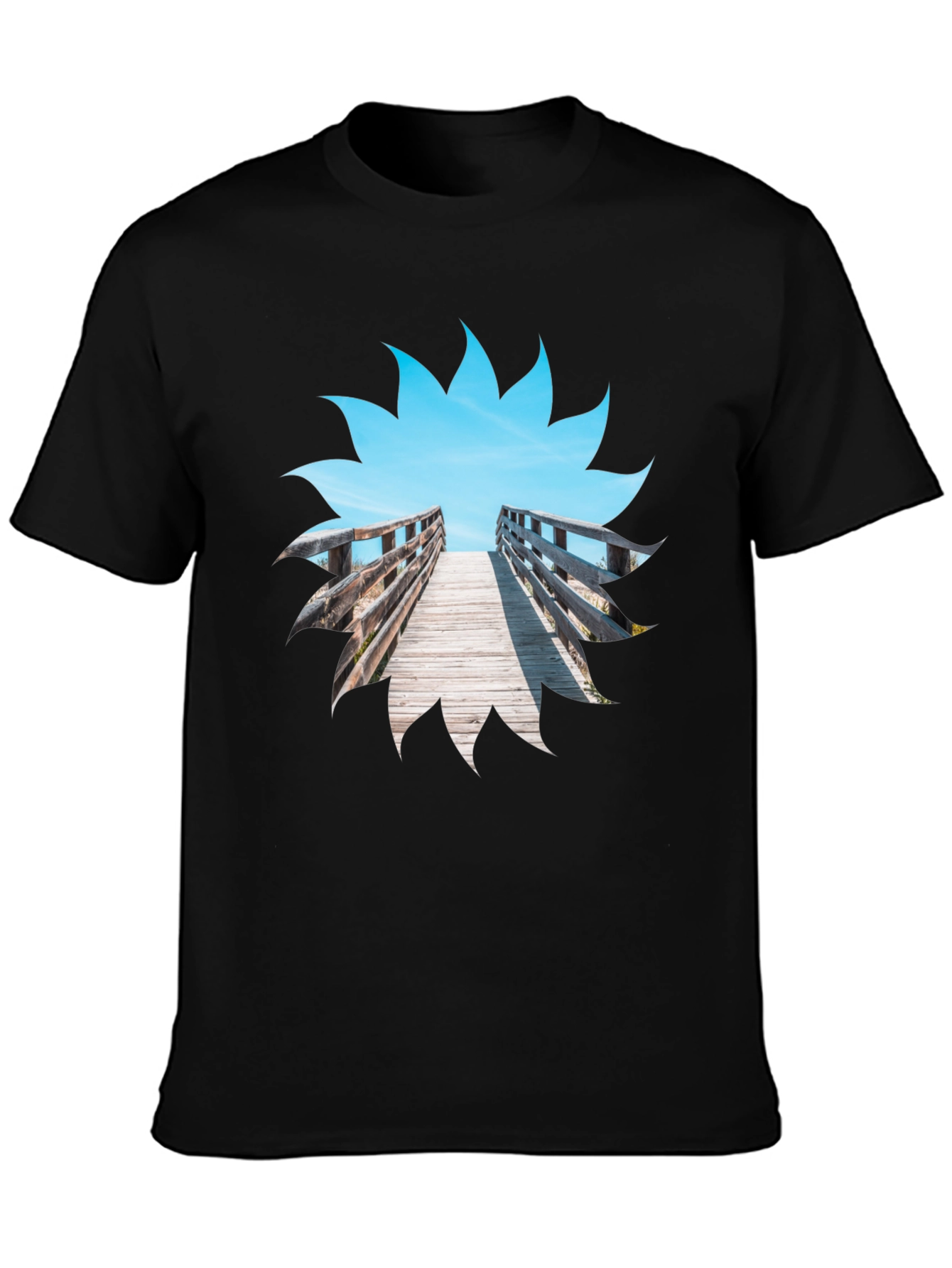 Beach Boardwalk Graphic T-Shirt