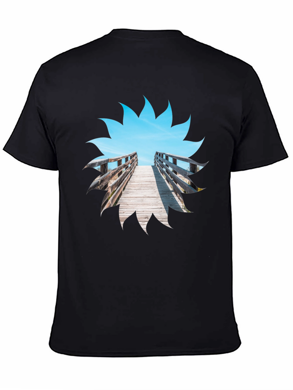 Beach Boardwalk Graphic T-Shirt