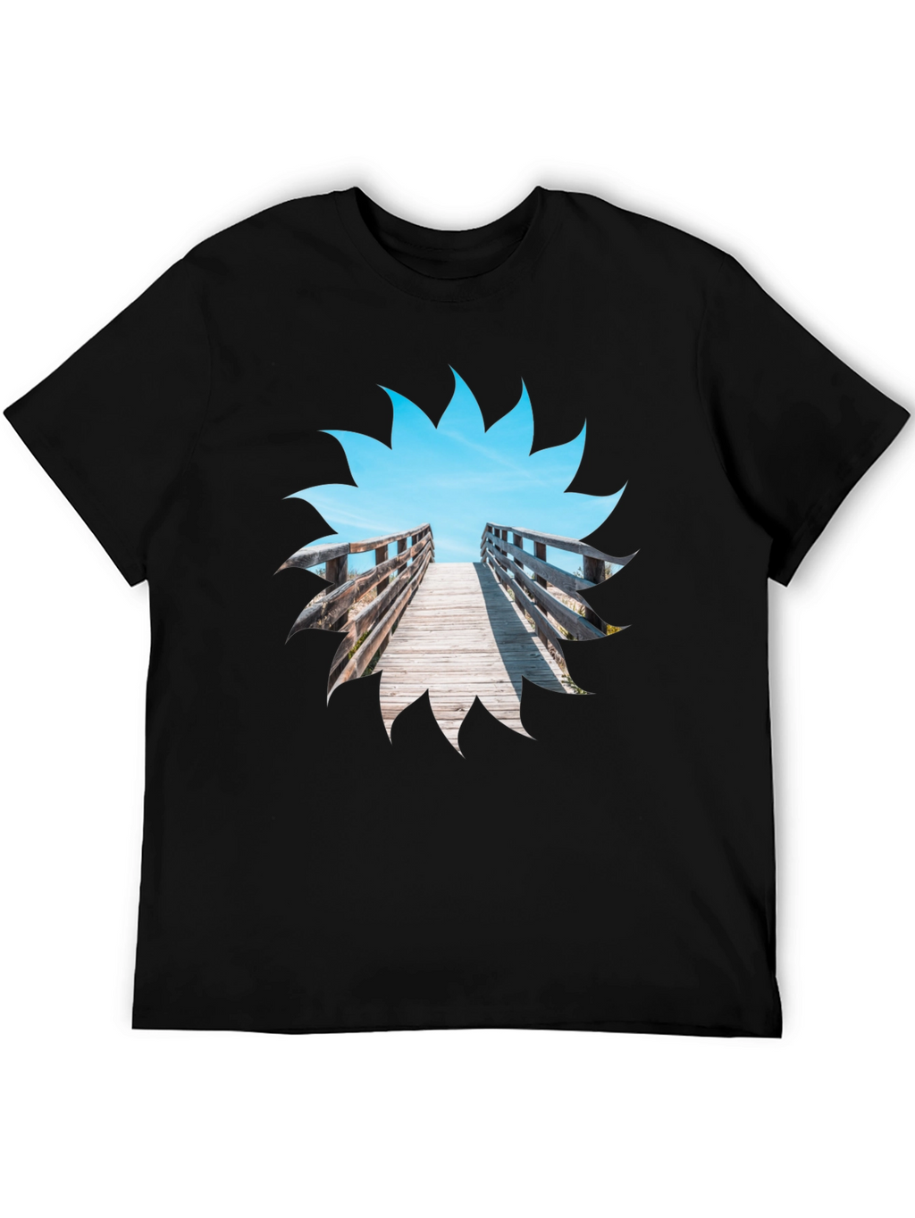 Beach Boardwalk Graphic T-Shirt