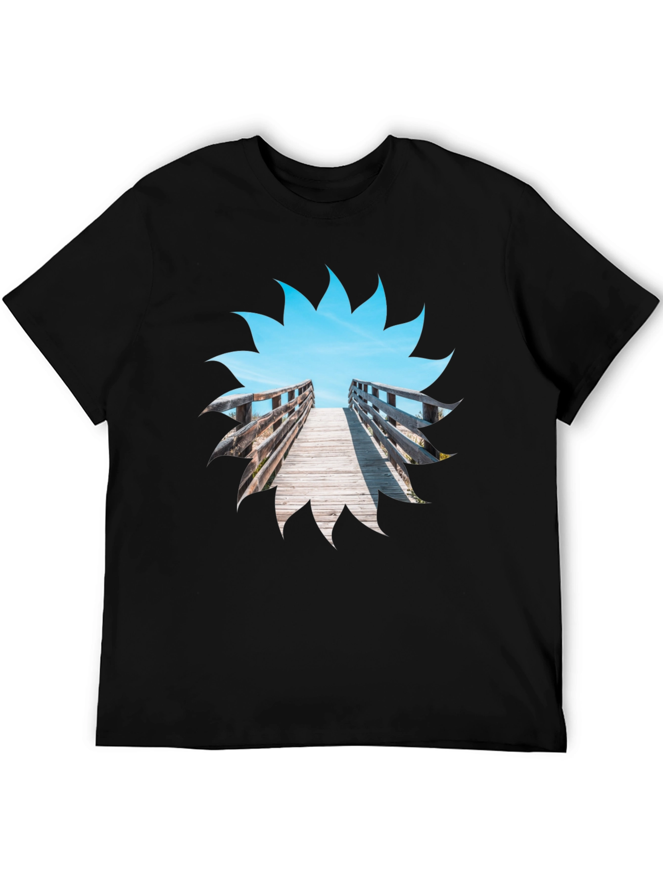 Beach Boardwalk Graphic T-Shirt